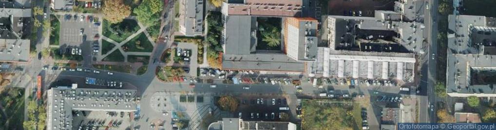 Zdjęcie satelitarne Uniwersytet Jana Długosza w Częstochowie