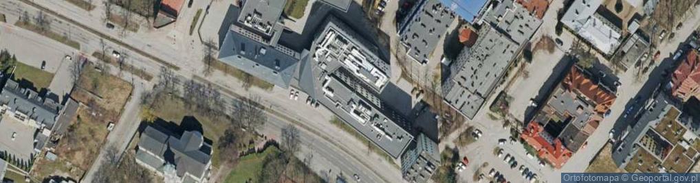 Zdjęcie satelitarne Uniwersytet Jana Kochanowskiego w Kielcach - Wydział Nauk o Zdr