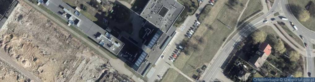 Zdjęcie satelitarne Uniwersytet Szczeciński Wydział Zarządzania i Ekonomiki Usług