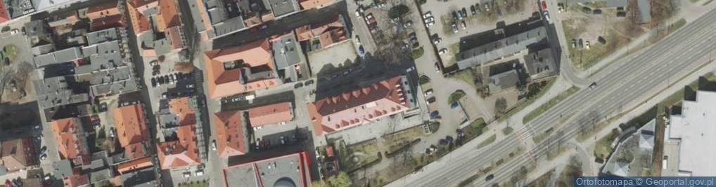 Zdjęcie satelitarne Uniwersytet Zielonogórski