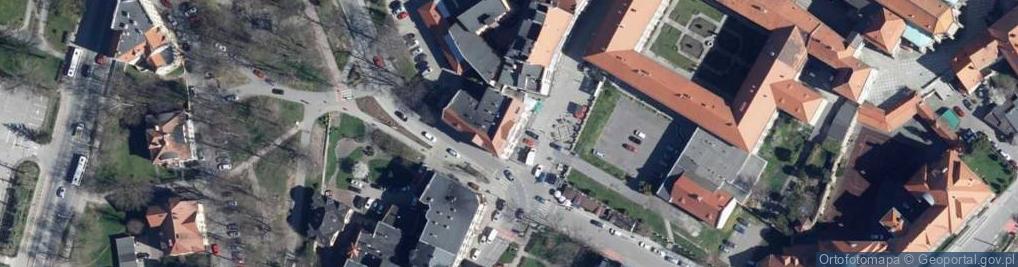 Zdjęcie satelitarne Wydział Zamiejscowy Dolnośląskiej Szkoły Wyższej