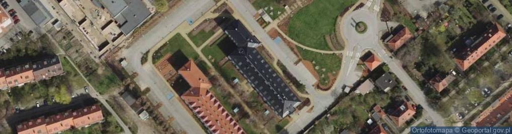 Zdjęcie satelitarne Wyższa Szkoła Bankowa w Gdańsku