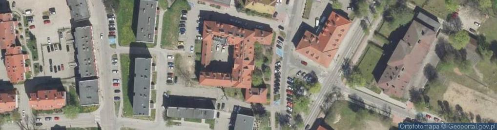 Zdjęcie satelitarne Wyższa Szkoła Bezpieczeństwa Filia w Giżycku