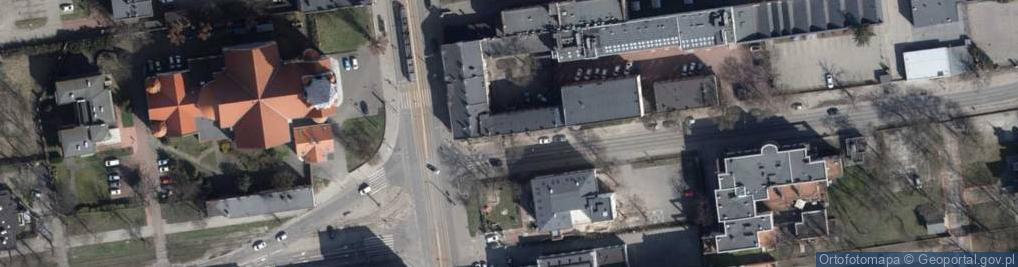 Zdjęcie satelitarne Wyższa Szkoła Biznesu i Nauk o Zdrowiu