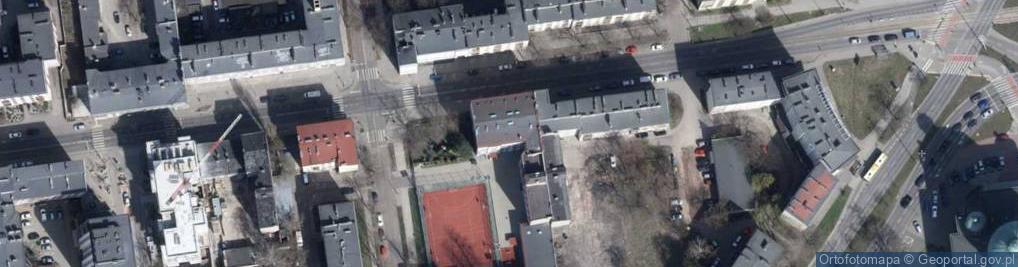 Zdjęcie satelitarne Wyższa Szkoła Humanistyczno-Ekonomiczna w Łodzi