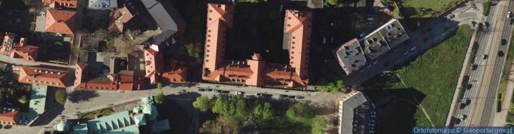 Zdjęcie satelitarne Wyższe Seminarium Duchowne Archidiecezji Wrocławskiej