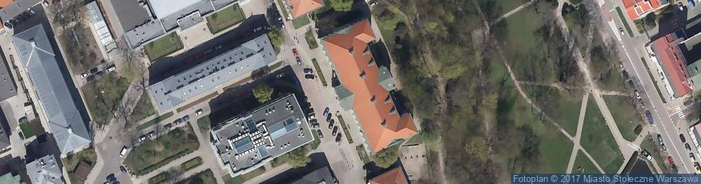 Zdjęcie satelitarne Główny Kampus - Pałac Kazimierzowski, Biura Rektoratu