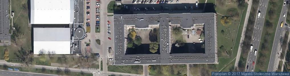 Zdjęcie satelitarne Uniwersytet Warszawski Wydział Geologii