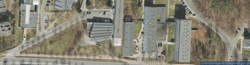 Zdjęcie satelitarne A-4 Budynek Poligrafii