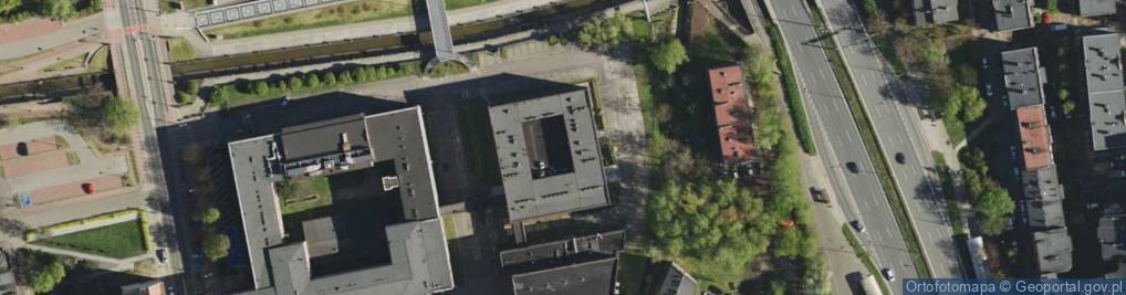 Zdjęcie satelitarne Uniwersytet Ekonomiczny, budynek B