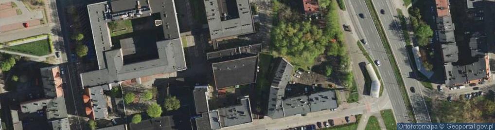 Zdjęcie satelitarne Uniwersytet Ekonomiczny, budynek C