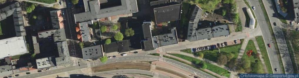 Zdjęcie satelitarne Uniwersytet Ekonomiczny, budynek E