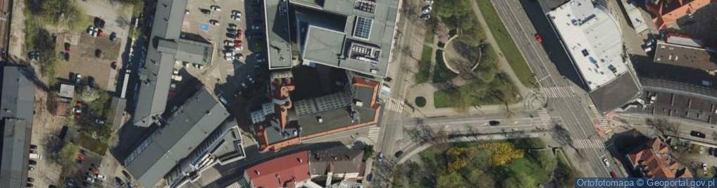 Zdjęcie satelitarne Uniwersytet Ekonomiczny w Poznaniu Budynek C