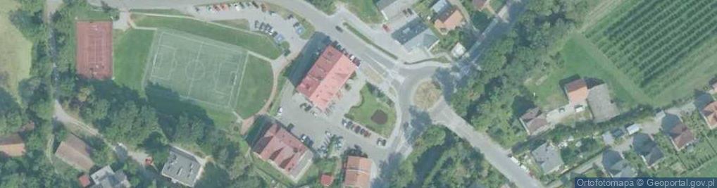 Zdjęcie satelitarne Urząd Gminy Jodłownik