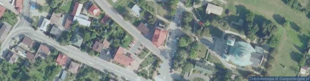 Zdjęcie satelitarne Urząd Gminy Klimontów