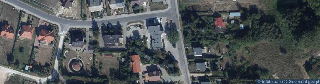 Zdjęcie satelitarne Urząd Gminy Płużnica