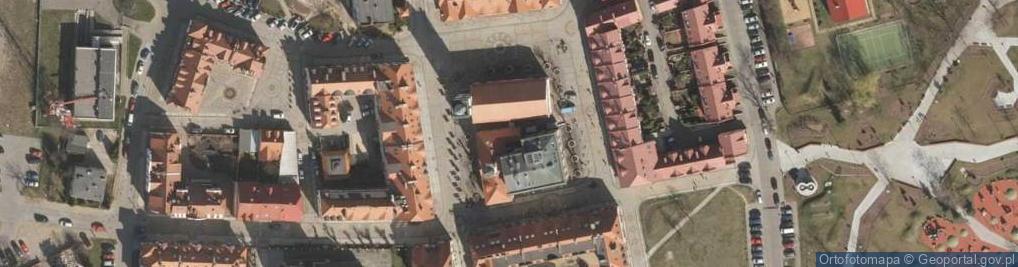Zdjęcie satelitarne Urząd Gminy Polkowice