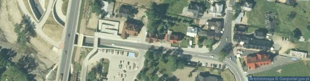 Zdjęcie satelitarne Urząd Gminy Poronin