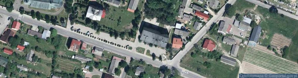 Zdjęcie satelitarne Urząd Gminy Serokomla