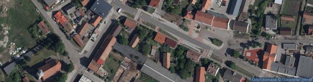 Zdjęcie satelitarne Urząd Gminy Szczaniec