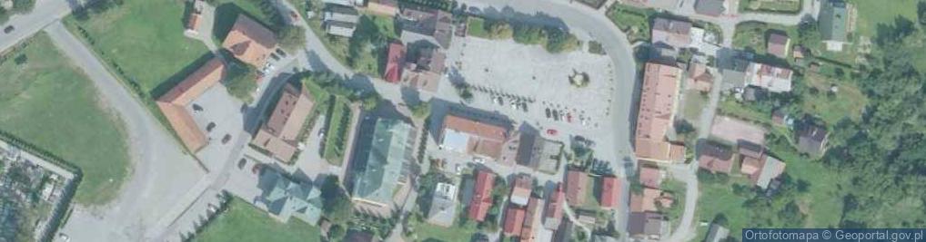 Zdjęcie satelitarne Urząd Gminy Tymbark