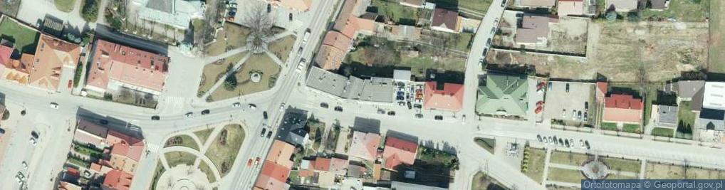 Zdjęcie satelitarne Urząd Gminy Żabno
