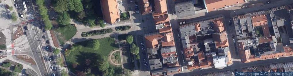 Zdjęcie satelitarne Archiwum Państwowe w Toruniu - centrala