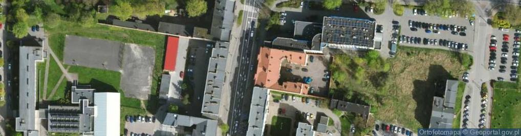 Zdjęcie satelitarne Biuro Oddziału PIP