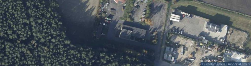 Zdjęcie satelitarne GDDKiA Obwód Drogowy Kąkolewo