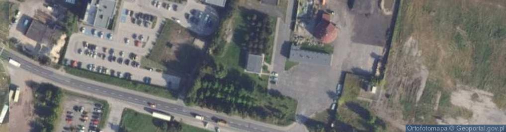 Zdjęcie satelitarne GDDKiA Obwód Drogowy Września