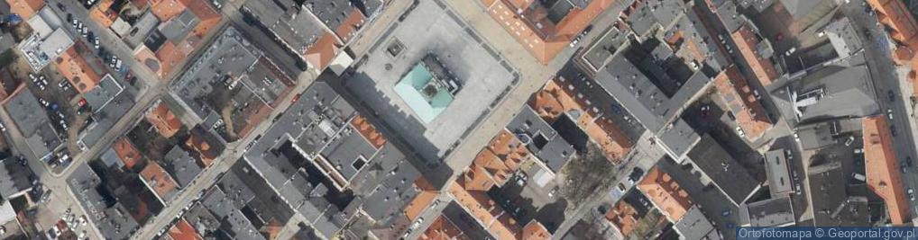 Zdjęcie satelitarne Ratusz w Gliwicach