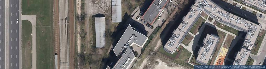 Zdjęcie satelitarne Urząd Kontroli Skarbowej w Warszawie