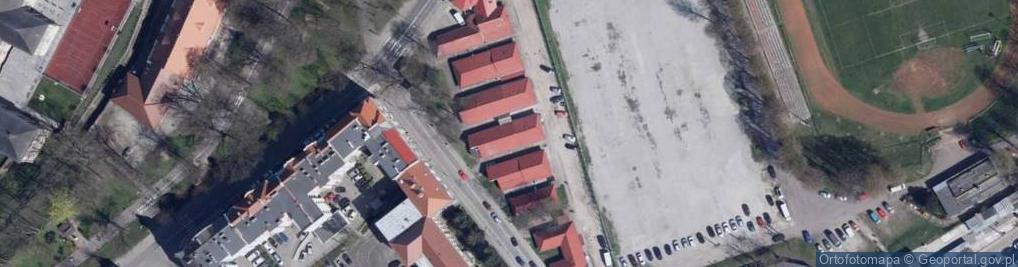 Zdjęcie satelitarne Biuro Strefy Płatnego Parkowania w Nysie