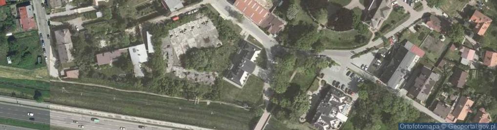 Zdjęcie satelitarne Rada i zarząd dzielnicy 4 Prądnik Biały
