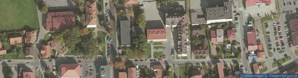 Zdjęcie satelitarne Urząd Gminy i Miasta Strzyżów