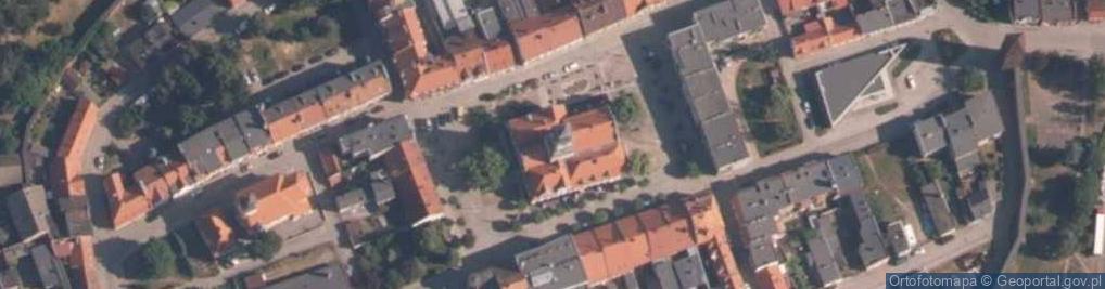Zdjęcie satelitarne Urząd Miejski Byczyna