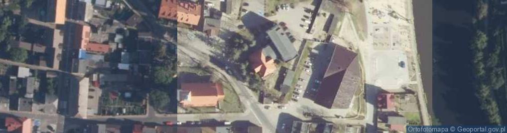 Zdjęcie satelitarne Urząd Miejski Gminy Łobżenica