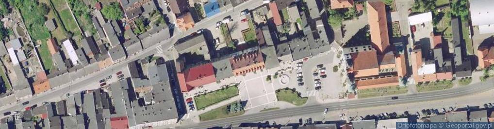 Zdjęcie satelitarne Urząd Miejski Kcynia