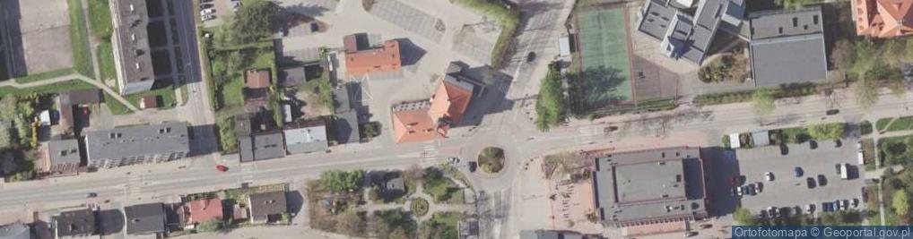 Zdjęcie satelitarne Urząd Miejski Łaziska Górne