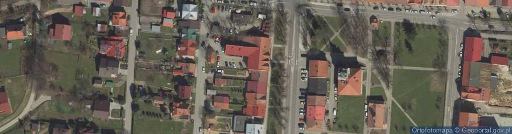 Zdjęcie satelitarne Urząd Miejski Nowy Wiśnicz