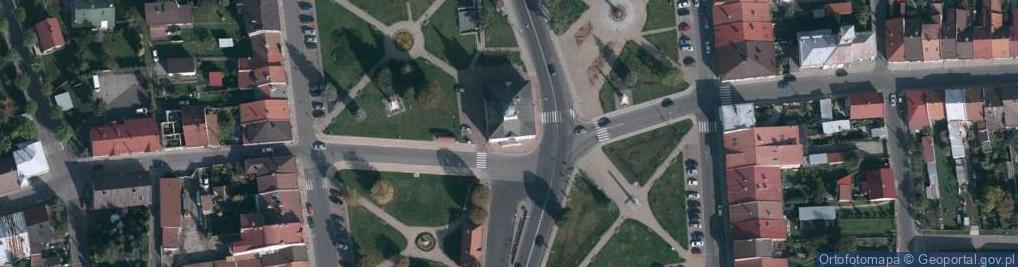 Zdjęcie satelitarne Urząd Miejski w Głogowie Małopolskim