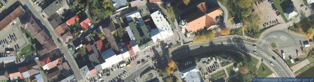 Zdjęcie satelitarne Urząd Miejski w Grybowie