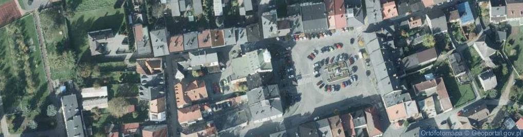 Zdjęcie satelitarne Urząd Miejski w Strumieniu