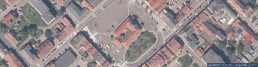 Zdjęcie satelitarne Urząd Miejski w Trzebiatowie