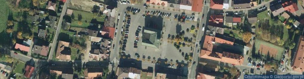 Zdjęcie satelitarne Urząd Miejski w Tuchowie