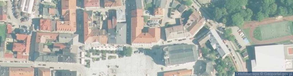 Zdjęcie satelitarne Urząd Miejski w Wadowicach