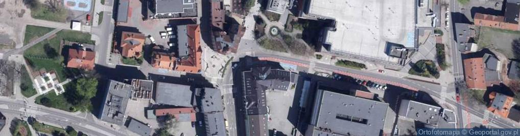 Zdjęcie satelitarne Urząd Miasta Rybnika
