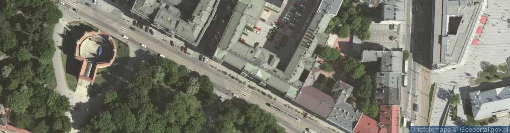 Zdjęcie satelitarne Małopolski Urząd Wojewódzki w Krakowie