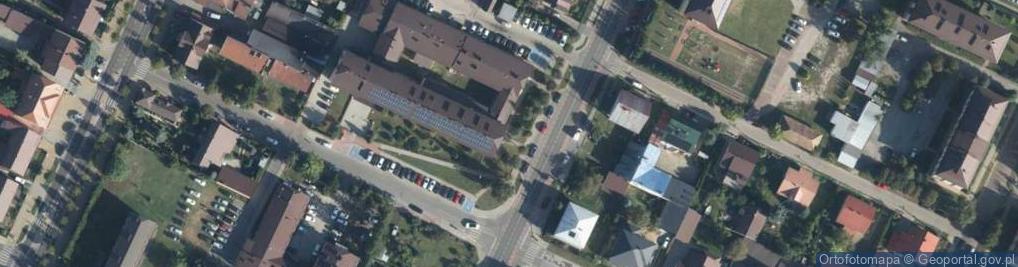 Zdjęcie satelitarne Powiatowy Urząd Pracy w Biłgoraju