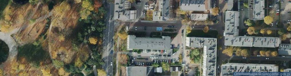 Zdjęcie satelitarne Powiatowy Urząd Pracy w Częstochowie